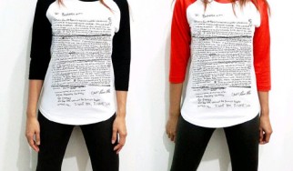 Αποσύρθηκε T-shirt με το σημείωμα αυτοκτονίας του Cobain