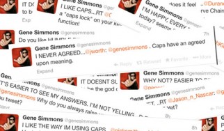 Θα πατήσεις ποτέ το CAPS LOCK, κύριε Gene Simmons (Kiss);