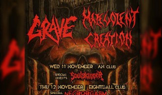 Οι Grave και Malevolent Creation σε λίγες μέρες σε Αθήνα και Θεσσαλονίκη