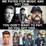 Ό,τι πληρώνεις παίρνεις στη μουσική