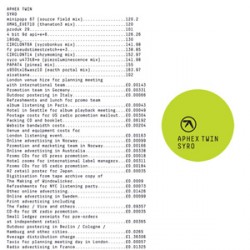 Aphex Twin Syro
