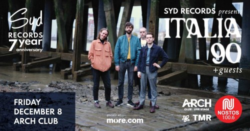 Italia 90, Notowns, Cosmonuts Αθήνα @ Arch Club