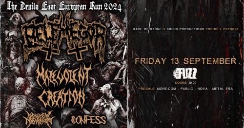 Belphegor, Malevolent Creation, Confess, Monument of Misanthropy Αθήνα @ Fuzz Club