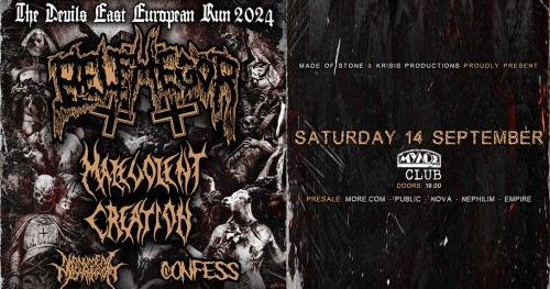 Belphegor, Malevolent Creation, Confess, Monument of Misanthropy Θεσσαλονίκη @ Μύλος Club