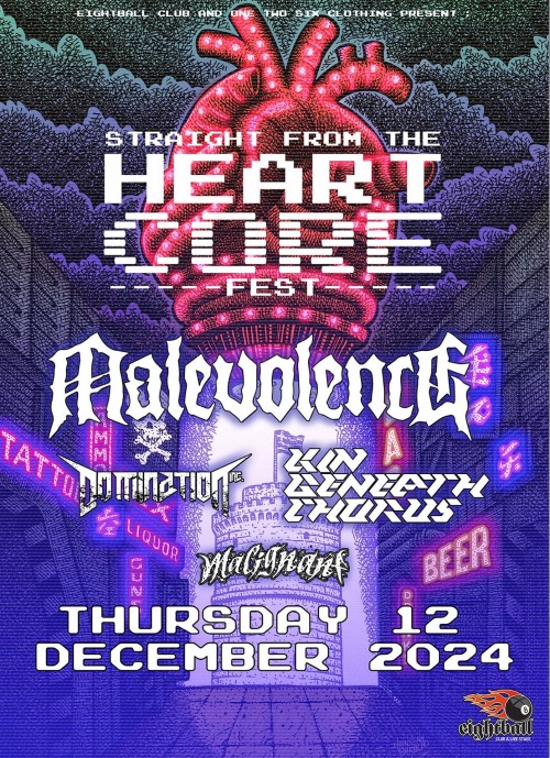 Straight From The Heartcore Fest: Malevolence, Domination INC, Kin Beneath Chorus, Malignant Θεσσαλονίκη @ Eightball