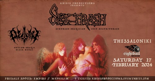 Sextrash, Outlaw, Freefall Θεσσαλονίκη @ Eightball