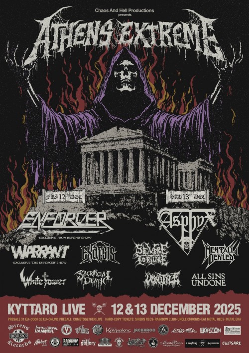 Athens Extreme Festival Αθήνα @ Κύτταρο