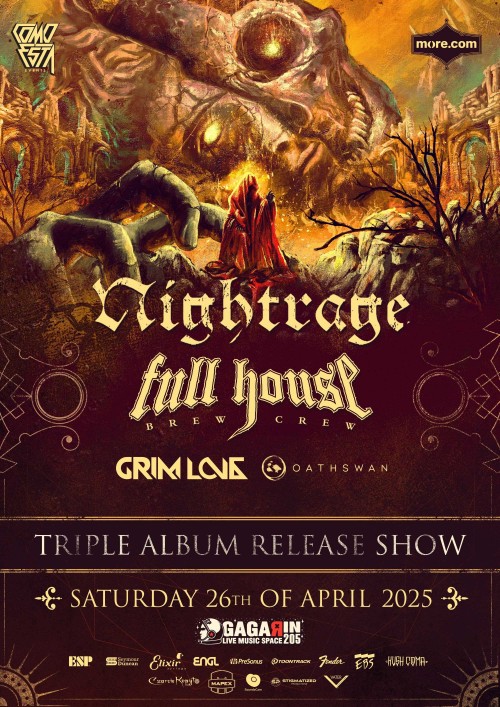 Nightrage, Full House Brew Crew, Temor, Grim Love Αθήνα @ Gagarin 205
