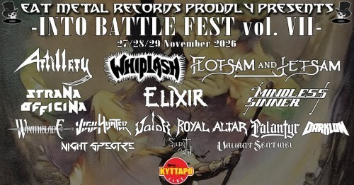 Into Battle Festival: Whiplash, Elixir κ.α. Αθήνα @ Κύτταρο