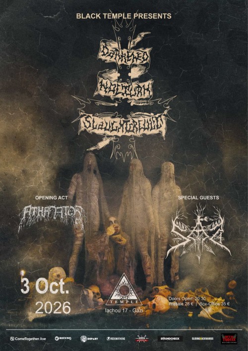 Darkened Nocturn Slaughtercult, SAD, Athanatos Αθήνα @ Temple Athens