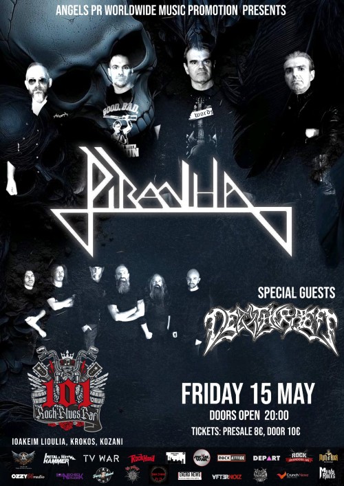 Piranha, Deathcraeft  Κοζάνη @ 101 Rock Bar