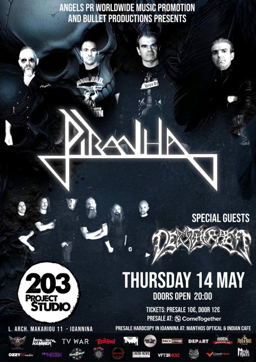 Piranha, Deathcraeft Ιωάννινα @ Studio 203