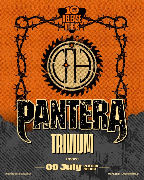 Release Athens: Pantera, Trivium κ.α. Αθήνα @ Πλατεία Νερού, Ολυμπιακός Πόλος Φαλήρου
