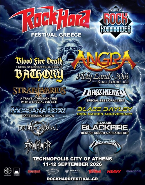 Rock Hard Festival: Blood Fire Death, Stratovarius, Angra κ.α. Αθήνα @ Τεχνόπολη Δήμου Αθηναίων