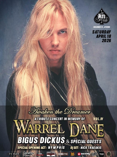 A Live Tribute To Warrel Dane: Bigus Dickus, Nymphis Αθήνα @ AN Club