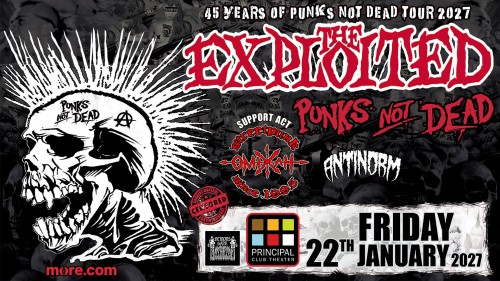 The Exploited, Ομίχλη, Antinorm Θεσσαλονίκη @ Principal Club Theater: Mylos Area