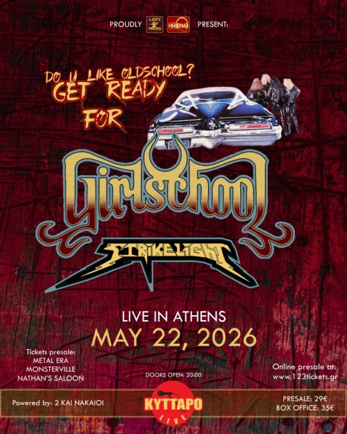 Girlschool, Strikelight Αθήνα @ Κύτταρο
