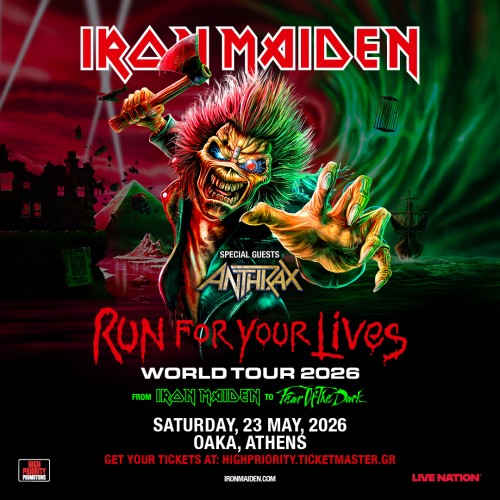 Iron Maiden, Anthrax Αθήνα @ Ολυμπιακό Στάδιο