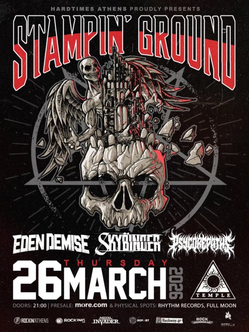 Stampin' Ground, Eden Demise, Skybinder Αθήνα @ Temple Athens