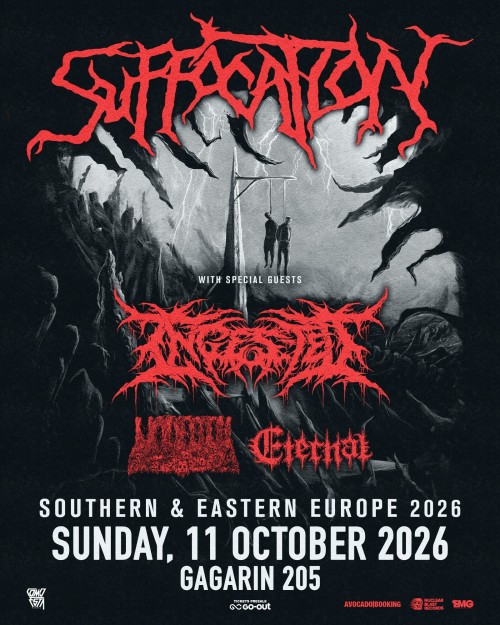 Suffocation, Ingested, Undeath, Eternal Αθήνα @ Gagarin 205