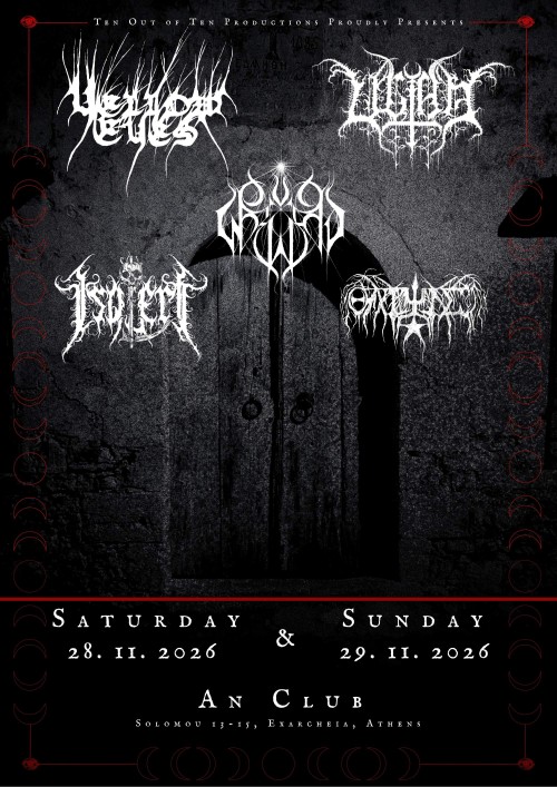 Yellow Eyes, Ultha, Sun Worship Αθήνα @ AN Club