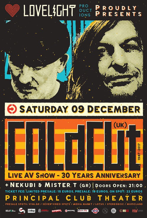 Coldcut, Nekubi Tapes, MisterT Θεσσαλονίκη @ Principal Club Theater