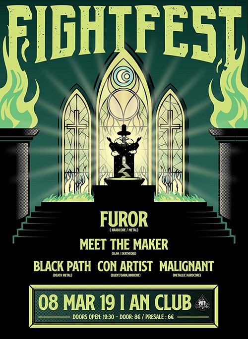 Fight Festival: Furor, Meet The Maker, Black Path, Con Artist, Malignant Αθήνα @ AN Club