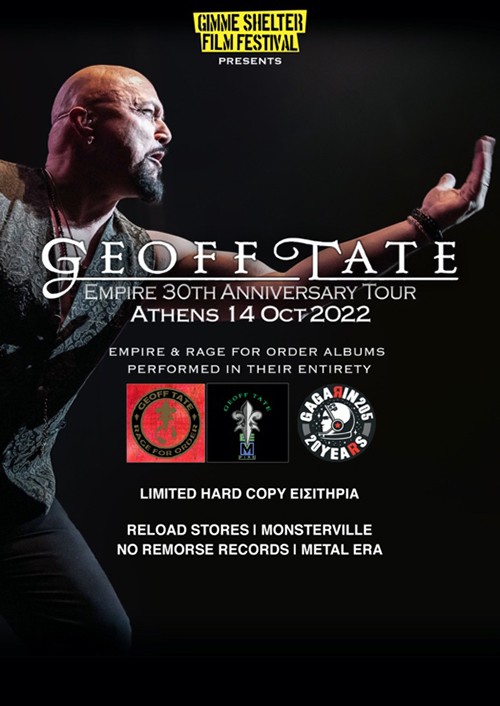 Geoff Tate Αθήνα @ Gagarin 205