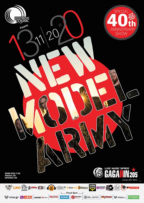 New Model Army Αθήνα @ Gagarin 205