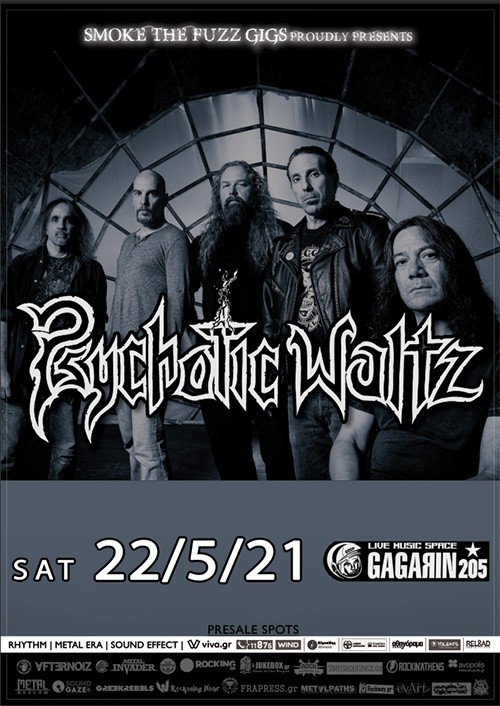 Psychotic Waltz Αθήνα @ Gagarin 205