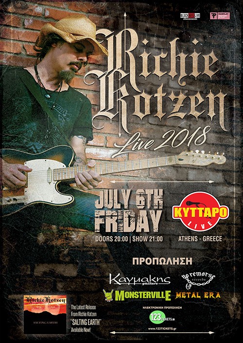Richie Kotzen Αθήνα @ Κύτταρο
