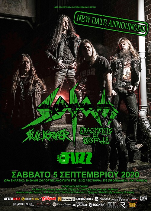 Sodom, Skull Koraptor, Fragments Of Despair Θεσσαλονίκη @ Principal Club Theater