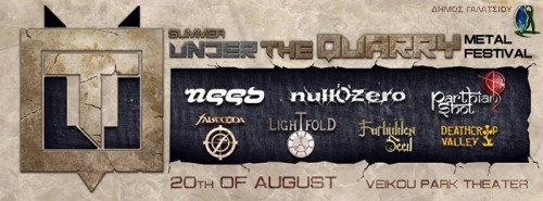 Summer Under The Quarry Metal Fest: Need, Null 'O' Zero, Parthian Shot, False Coda, Lightfold, Forbidden Seed, Deathcrop Valley Αθήνα @ Ανοιχτό Θέατρο Άλσους Βεΐκου