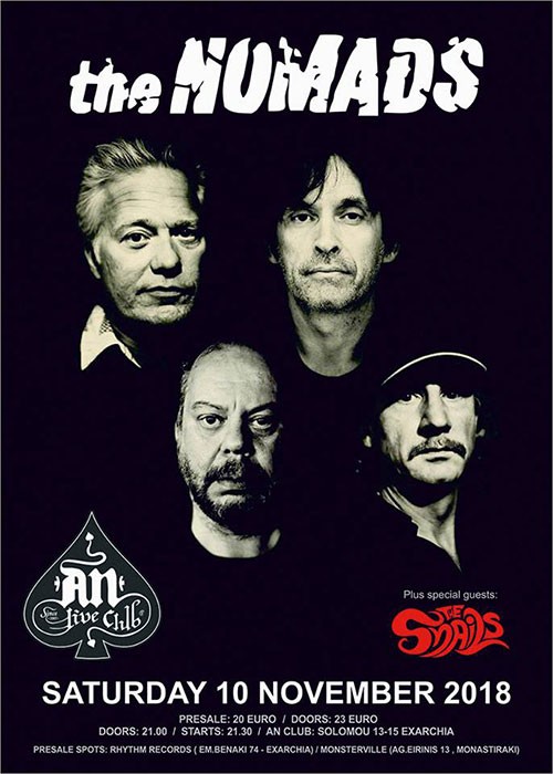 The Nomads, The Snails Αθήνα @ AN Club